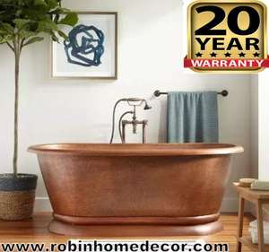 Super vente support de sol fait main utilisation de la baignoire en cuivre pour la maison disponible au meilleur prix auprès de l'exportateur indien - Product Image 6