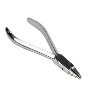 Pince à plier les fils en acier inoxydable manuelle pour orthodontie dentaire, boucle Tweed Omega, poignée ergonomique, 3 positions de mâchoires - Laboratoire dentaire - Product Image 4