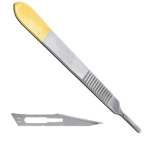 Best Quality Half Gold <b>Scalpel</b> Handle Stainless Steel BP Handle <b>Blade</b> Holders No 3 for Surgical Surgery <b>Blade</b> Holder - Product Image 3