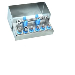 Kit de Destornilladores Universales para Implantes Dentales, 8 Piezas, Llave de Trinquete Manual, Kit de Destornilladores Hexagonales - Product Image 1