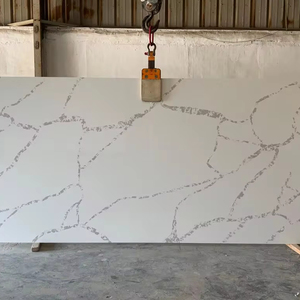 Pierre de quartz artificielle de qualité supérieure, Calacatta White, pour plan de travail de cuisine, dessus de table - Product Image 1