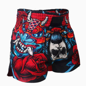 Short d'entraînement de sport extensible décontracté pour la boxe MMA Arts martiaux avec fermeture à la taille élastique - Product Image 6