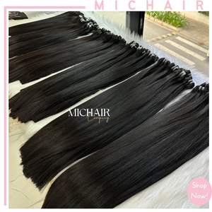 Best Seller Michairs Remy Hair Weaves 100% vietnamita cutícula alineada hueso recto cabello humano 8-30 pulgadas K.Caramel Shade - Product Image 5