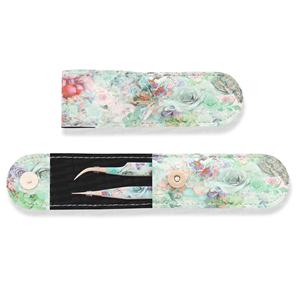 Pinzas para pestañas, 2 piezas, bolsa dorada, embalaje, pinzas seguras, puntas contra arañazos, diseño personalizado, Etiqueta Privada - Product Image 3