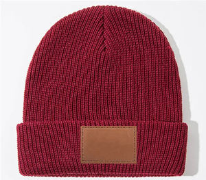 Salve Impex Own Branded High Quality Classic Grey Solid Plain Color Beanie Gorras deportivas Material de punto Gorras de béisbol baratas - Product Image 3