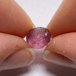 Piedra Preciosa Suelta de Granate Mahenge Ojo de Gato Rojo Natural, Forma de Corazón, 8mm, Piedra Mineral Pulida de Alta Calidad - Product Image 1