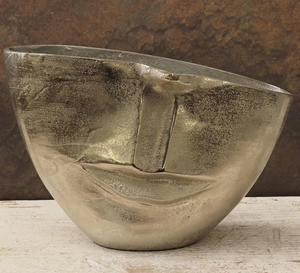 แจกันดอกไม้อะลูมิเนียมตกแต่งทองเหลืองขัดเงา รูปทรงกระบอกเรียบหรู ทำด้วยมือ สไตล์ชายทะเล สำหรับห้องนั่งเล่นสมัยใหม่ ทางเดิน งานแต่งงาน - Product Image 1