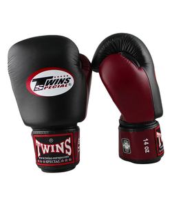 Gants de boxe de haute qualité pour jumeaux, professionnels, Muay Thai, 14/OZ, cuir de vache, logo personnalisé, gants de boxe en gros - Product Image 1