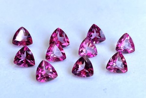 บุษราคัมสีชมพูธรรมชาติล้านล้าน3มม. ถึง8มม. คุณภาพสูงสุด-สีชมพู Topaz ล้านเหลี่ยมเพชรพลอยคุณภาพสูง - Product Image 3