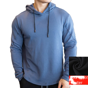 Sweat à capuche en molleton lourd personnalisable pour homme, style streetwear, avec capuche - Product Image 4