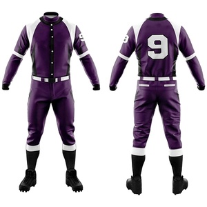 2022 maillot de baseball en polyester personnalisé en gros pour hommes uniforme adulte avec votre propre conception logo imprimé - Product Image 4
