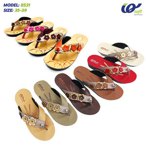 Sandalias Deslizantes Ideales para Viajar, Zapatos Atractivos de Tailandia 8531, Hechas de Poliuretano, Sandalias de PU Cómodas para Mujer, Alta Calidad - Product Image 6