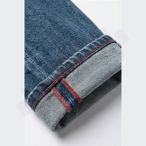 Pantalones Vaqueros Anchos de Mezclilla para Hombre, Estilo Vintage 2025, Personalizados, con Parches, Lavados, de Pierna Recta, Talla Grande, con Botones, 100% Algodón - Product Image 6