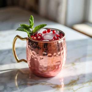 Mug et verre à boire en cuivre de la meilleure qualité, vaisselle en cuivre, mug, prix de gros - Product Image 3