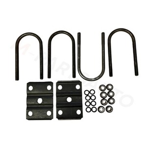 Kit de boulons en U pour essieu de remorque robuste 12K-16K pour tube d'essieu rond de 5 pouces de diamètre, 3/4 de pouce - Product Image 3