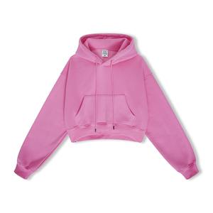 Sudadera con capucha de gran tamaño con logotipo personalizado para correr, gimnasio, sudadera, conjuntos de invierno de dos piezas, conjunto de pantalones y chándales para mujer - Product Image 3