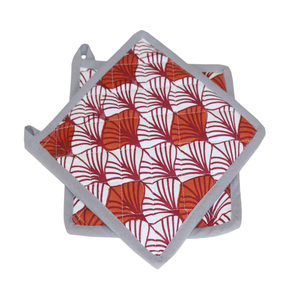 Venta al por mayor 100% de algodón puro soporte para ollas de cocina tela de lona impresa con servicio de diseño OEM personalizado - Product Image 2