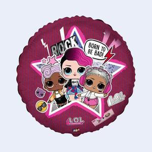 Ballon en aluminium Lol Surprise 45 cm, décorations de fête - Product Image 1