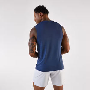 เสื้อกล้ามออกกำลังกายผู้ชาย ระดับพรีเมียม ซับเหงื่อ แห้งเร็ว สำหรับฟิตเนส วิ่ง ออกกำลังกาย เสริมสร้างกล้ามเนื้อ - Product Image 4