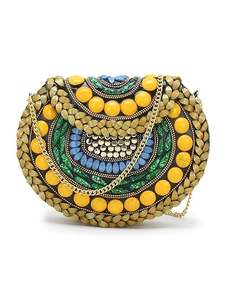 Venta al por mayor en línea Compras Moda Cosume Indio Hecho a mano Moasaic Hombro Mosaico Embrague Bolsos de mano Monedero - Product Image 4