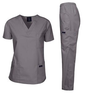 Usine en gros marque privée à manches longues confortable infirmière mode médicale gommage ensemble de costume pour femmes confortables - Product Image 3