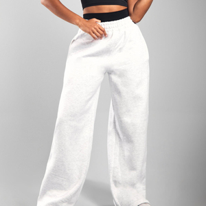 Pantalones Deportivos de Invierno Personalizados para Mujer, Pantalones Deportivos de Lona Regular con Frente Plano, Servicio OEM - Product Image 1