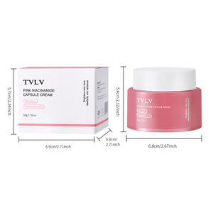 Marque privée Vente en gros Crème capsule hydratante au niacinamide Crème gelée au collagène rose végétalien hydratant - Product Image 6