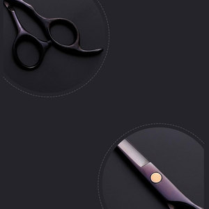 Tijeras de peluquería de acero inoxidable de 6 pulgadas para salón profesional, herramienta de belleza de corte y adelgazamiento afilado - Product Image 4