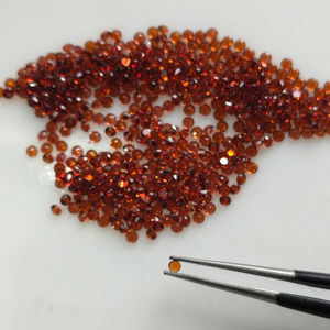 Granate Rojo Natural de 1.75 mm, Corte Brillante Redondo, Piedra Preciosa Suelta de la Mejor Calidad para la Fabricación de Joyas - Product Image 5