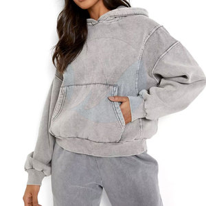 Derniers modèles de sweats à capuche pour femmes avec logo à l'avant Vêtements décontractés à capuche pour l'hiver - Product Image 2