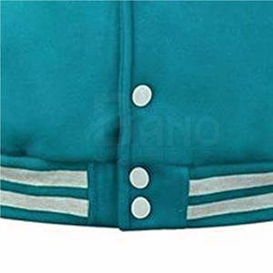 Veste Letterman à manches longues de haute qualité pour hommes tissu de laine respirant personnalisé XL Plus bouton adultes décontracté High Street hiver - Product Image 6