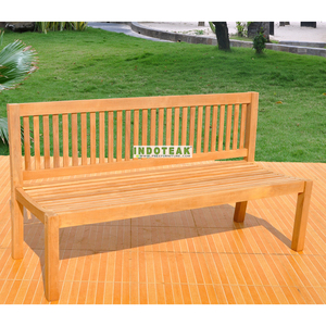 파티오 파크 몰 슈퍼마켓 외부 응용 프로그램에 대한 제조 업체의 도매 솔리드 티크 자바 벤치 야외 정원 가구 - Product Image 1