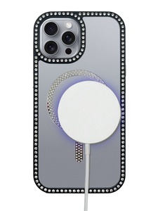 Stile elegante e protezione Anti-Shock per i telefoni custodia magnetica con ricarica rapida e bordi Glitter - Product Image 5