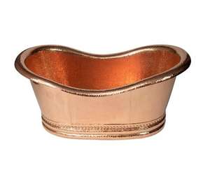 อ่างล้างหน้าทองแดงสไตล์วินเทจสำหรับโรงแรม บ้านพักตากอากาศ ตกแต่งห้องน้ำ ใช้เป็นอ่างล้างหน้าทองแดงในราคาขายส่ง - Product Image 2