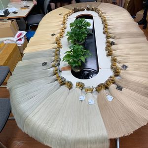 Extensiones de Cabello 100% humano para salón de belleza, alta calidad, venta al por mayor - Product Image 1