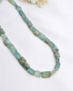 Cuentas de Ópalo Azul Facetadas de Forma Elegante l 16 Pulgadas Cuentas de Ópalo Azul Peruano Natural para la Elaboración de Joyería Fina Piedra Preciosa - Product Image 3