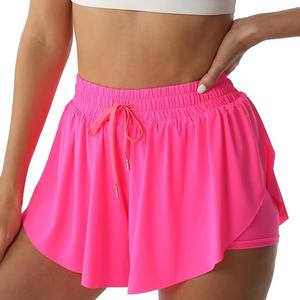 Femmes taille moyenne entrecroisé jambe droite toile Shorts extensible en détresse bouton de manchette décoration respirant lavé Sexy Club - Product Image 1