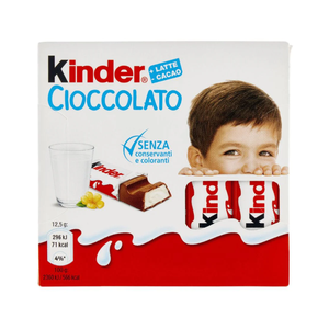 Kinder Riegel, pack de 4, 50 g, chocolat au lait emballé individuellement, avec 33 % de composants laitiers, recette originale Ferrero - Product Image 5