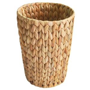 Water Hyacinth Wicker Waste <b>Basket</b> Handmade Storage <b>Basket</b> Wholesale eco-friendly Made in Vietnam - Product Image 1
