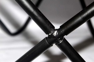 Set of 2 Foldable Butterfly Accent Leather <b>Chair</b> Rustic Style Leisure <b>Chair</b> <b>for</b> Bedroom and Outdoor <b>for</b> Housewarming Gift - Product Image 5