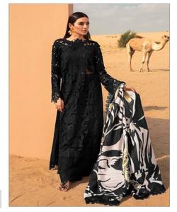 Pakistanisalwar ชุด kameez abaya มุสลิมผู้หญิง3ชิ้นชุดผ้าลินินหรูหราสำหรับใส่ตอนเย็นชุดอินเดีย - Product Image 6