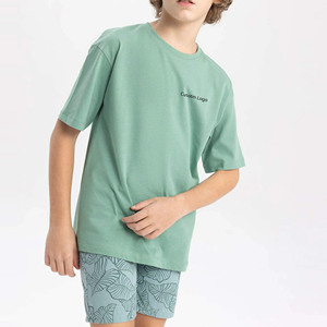 Nueva camiseta Polo para niños, venta al por mayor, camiseta de manga corta de verano para niños 2025, camiseta bordada para bebés, personalizada - Product Image 4