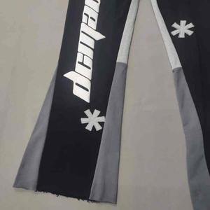 Pantalones Deportivos Personalizados para Hombre, 100% Algodón, Cintura Elástica Media, Diseño Estampado con Parches - Product Image 2