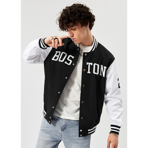 Chaqueta Varsity Personalizada de Lana 100% con Bordado Chenille Transpirable, Chaqueta de Béisbol Letterman de Invierno al por Mayor para Hombre - Product Image 1