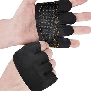 Guantes Profesionales de Halterofilia sin Dedos con Palma de Neopreno, Guantes de Gimnasio Antideslizantes y Absorbentes de Impactos para Entrenamiento - Product Image 2
