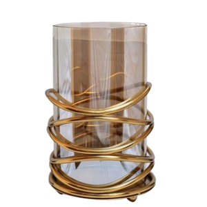 Home Lightning Accessories <b>Silver</b> Polished Stand Indoor Decorative Hurricanes <b>Candle</b> <b>Holder</b> for Home Metal <b>Candle</b> Stand - Product Image 5