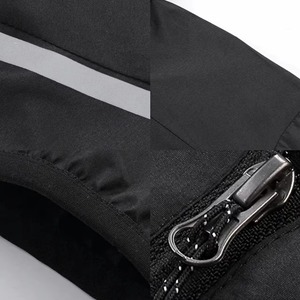 Veste coupe-vent à capuche minimaliste en gros sur mesure ODM, légère, coupe-vent, respirante, unisexe, avec fermeture éclair et logo - Product Image 6