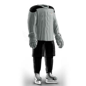 ชุดฝึกซ้อมฮอกกี้น้ำแข็งแบบยูนิเซ็กซ์ โพลีเอสเตอร์ 100% รับออกแบบลายตามสั่ง ชื่อทีม โลโก้ตามสั่ง คุณภาพสูง ผลิตตามแบบ OEM สำหรับกีฬา - Product Image 2