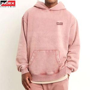 Hoodie en coton sur mesure de style streetwear, hoodie premium pour homme, effet délavé - Product Image 1