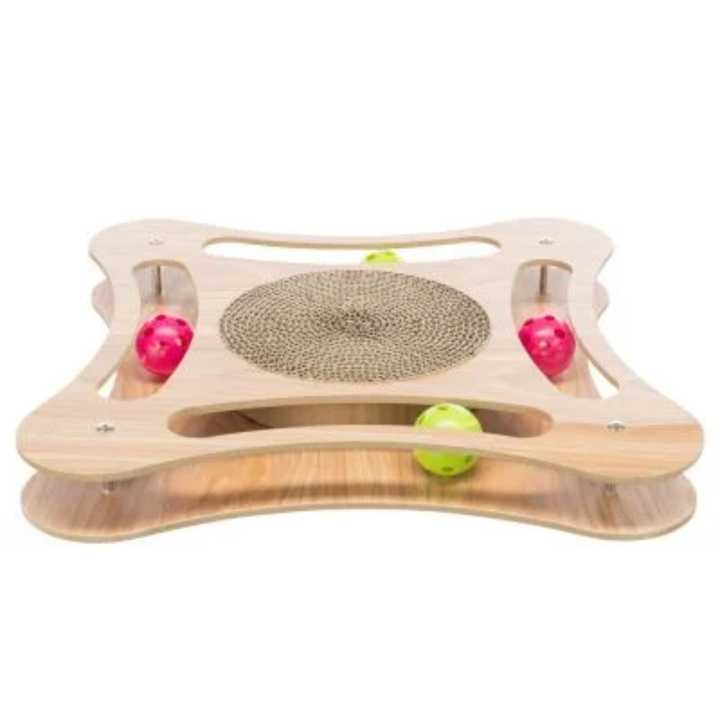 Interactive Toy For Indoor Cats With Double Ball Togo